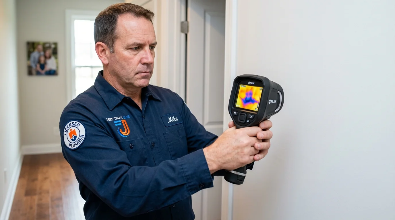Thermal imaging leak detection by Johns Plumbing LLC in La Blanca
